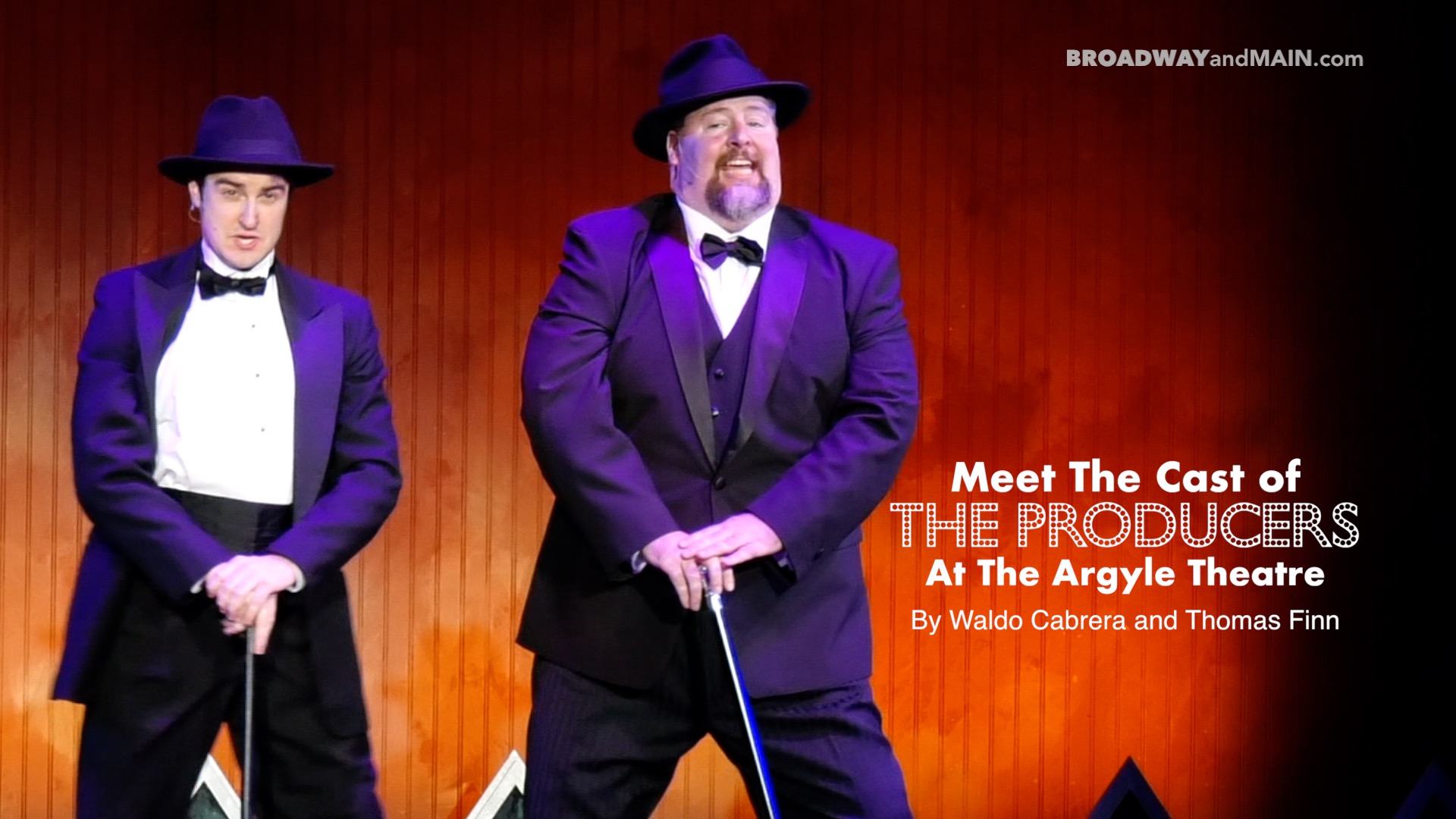 Meet The Cast of The Producers at The Argyle Theatre
