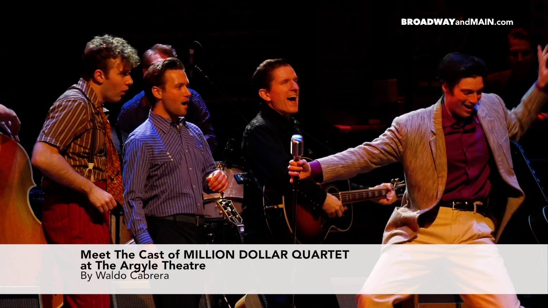 Meet The Cast of Million Dollar Quartet at the Argyle Theatre