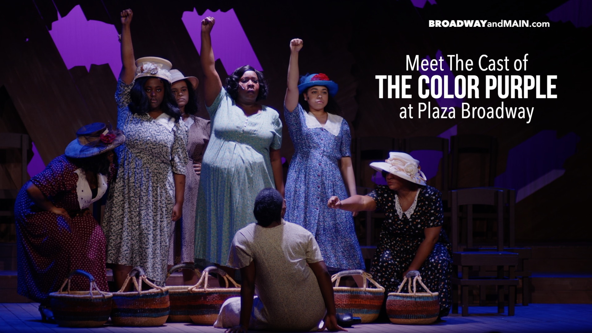 Meet the Cast of the Color Purple at Plaza's Broadway Long Island