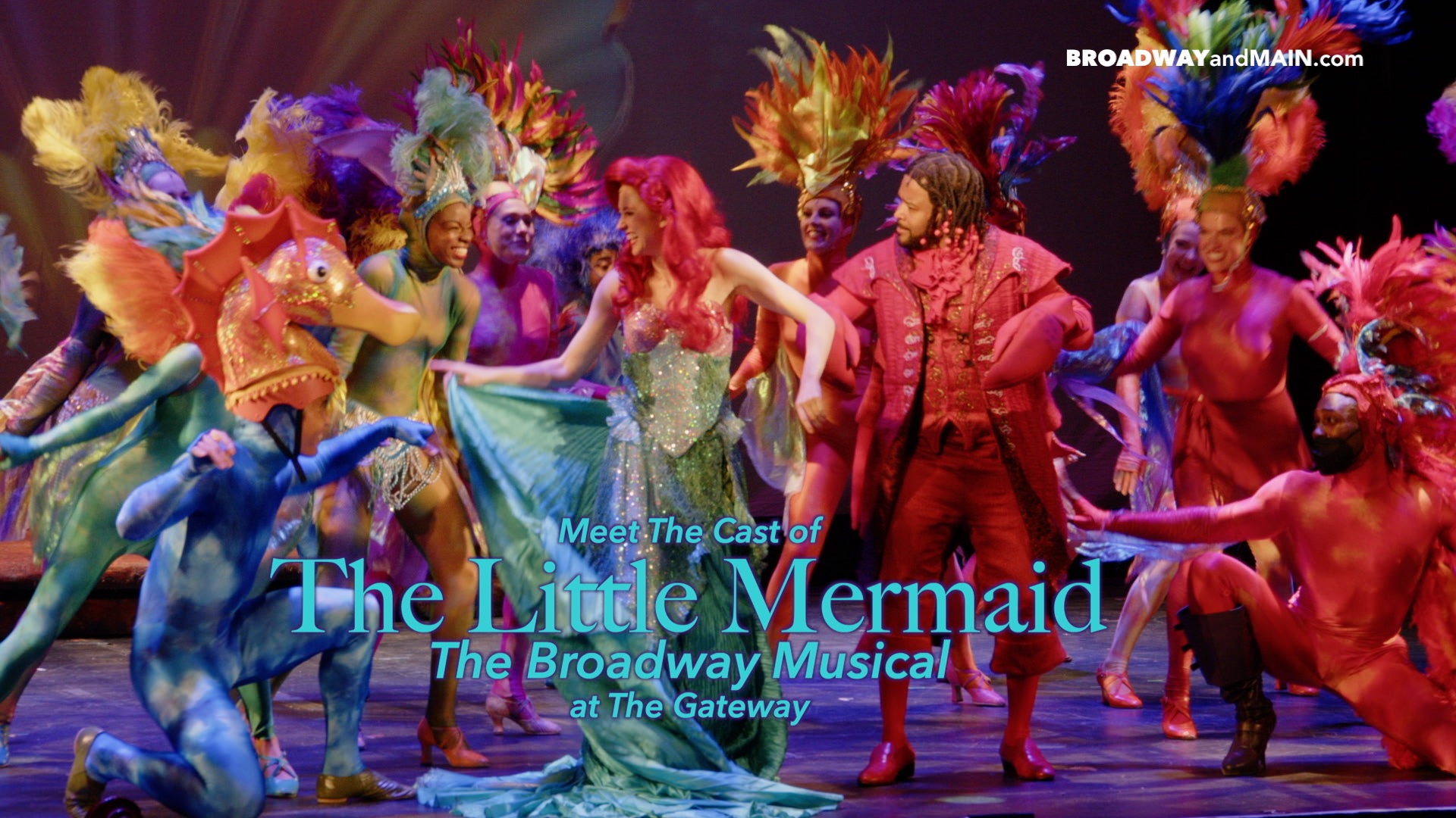 Meet The Cast of The Little Mermaid The Broadway Musical at The Gateway